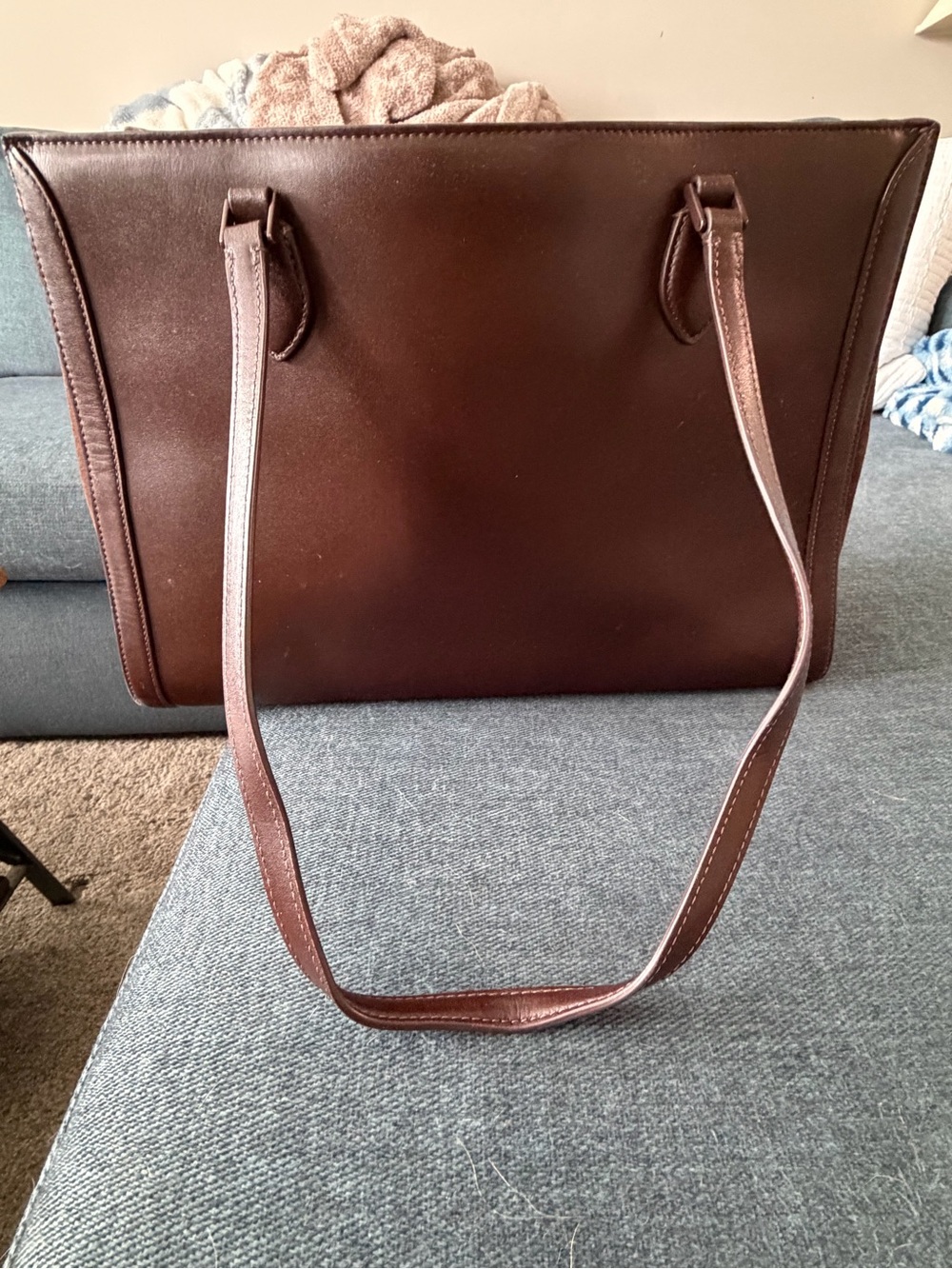 NWOt Kate Spade Large Madison Laptop Tote in Dark Brown - Picture 4 of 7